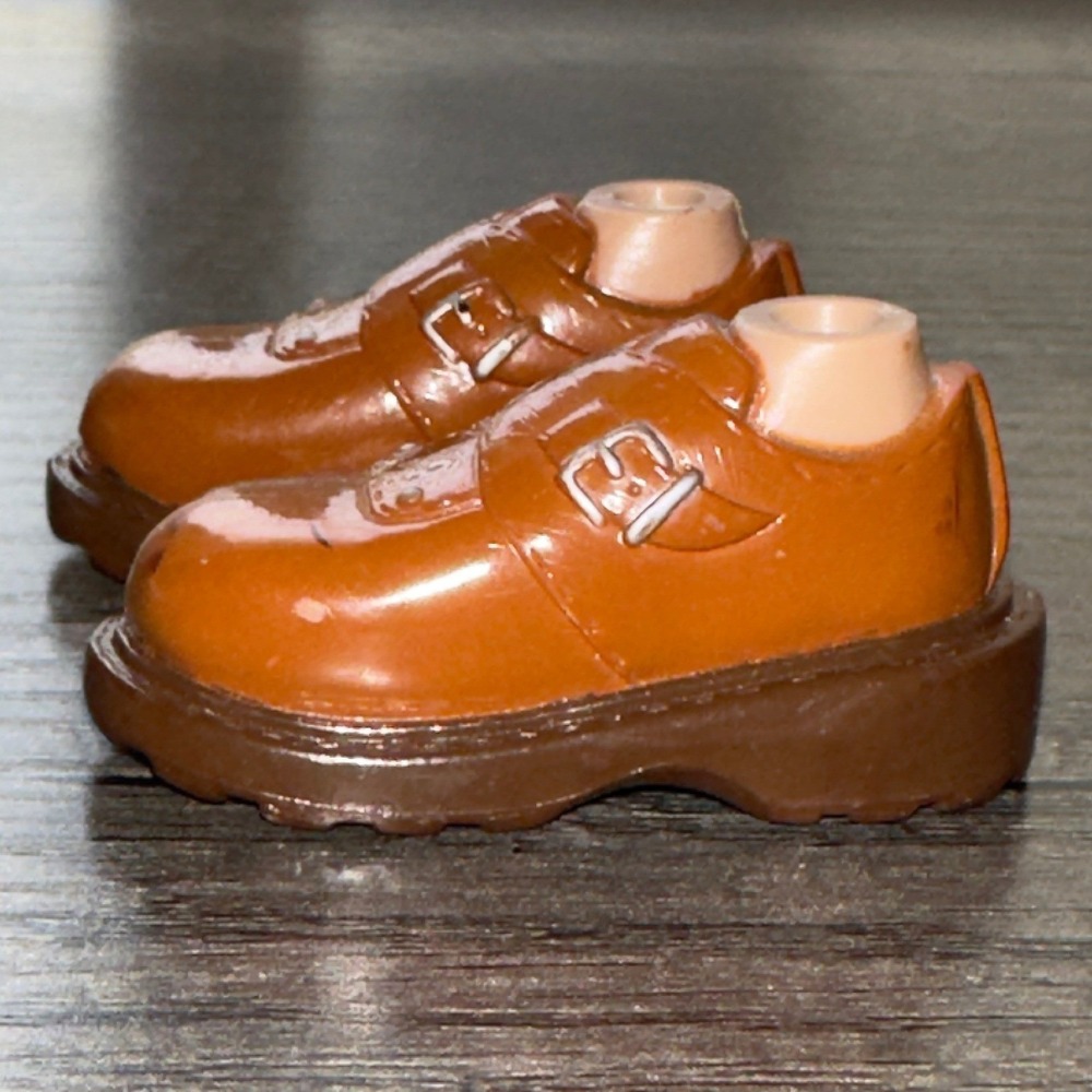 Bratz Boyz‎ Doll Shoe Replacement Platform Chunky Buckle Vintage Doll Feet MGA